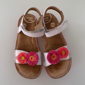Toddler girls Stride Rite Leather Sandals size 10